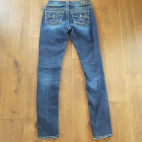 Silver Suki Skinny Jeans - Picture 6 of 8